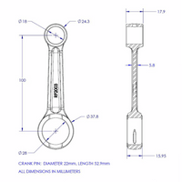 VINTCO Connecting Rod Kit KR2037