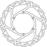 MOTO-MASTER Brake Rotor Front Flame