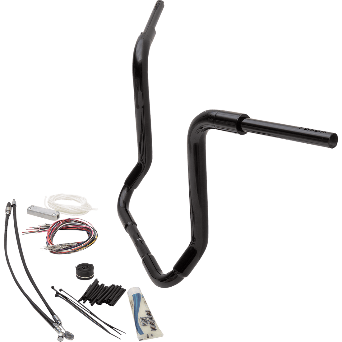 FAT BAGGERS INC. Handlebar Kit Rounded Top 16" Black 809416B