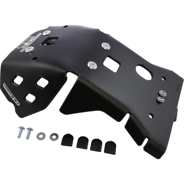 T.M. DESIGNWORKS Skid Plate Black Gas Gas | Husqvarna | KTM KTMC256BK