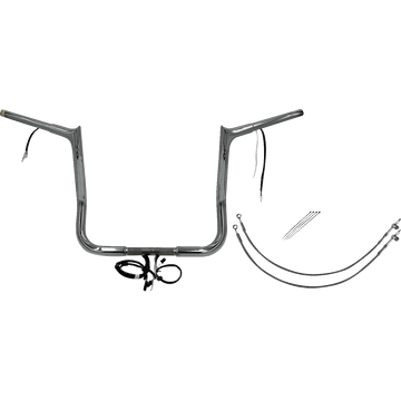 FAT BAGGERS INC. Handlebar Kit Pointed Top 14" Chrome 901214