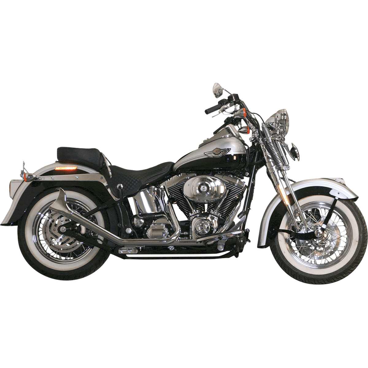 PAUGHCO Upsweep Exhaust Chrome 726SBS