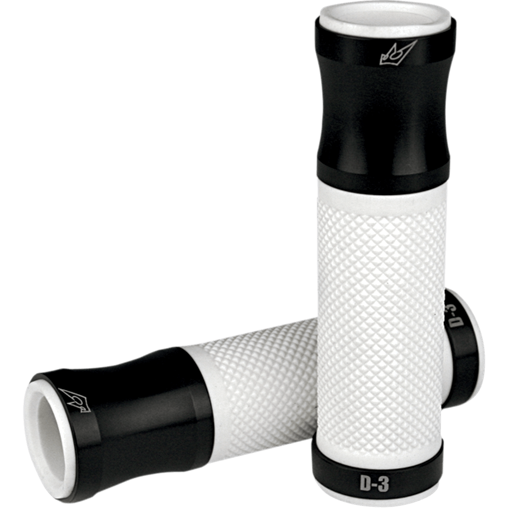 DRIVEN RACING Grips D3 Black/White