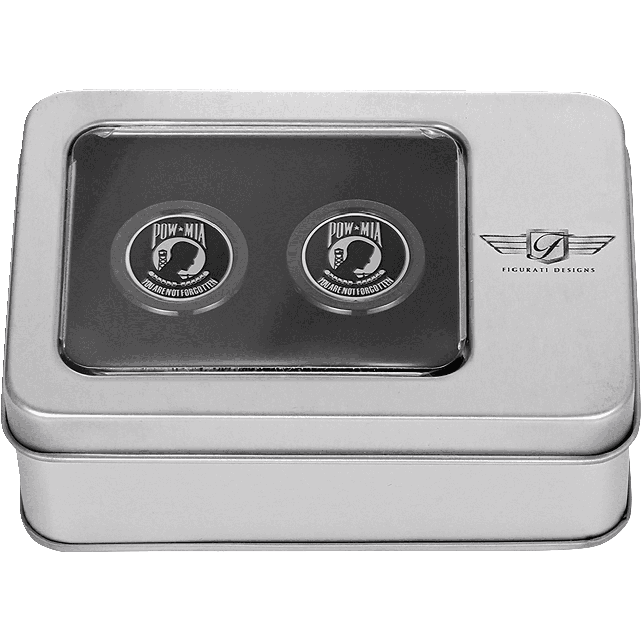 FIGURATI DESIGNS Docking Hardware Covers POW MIA Short Black FD50DC2530BK