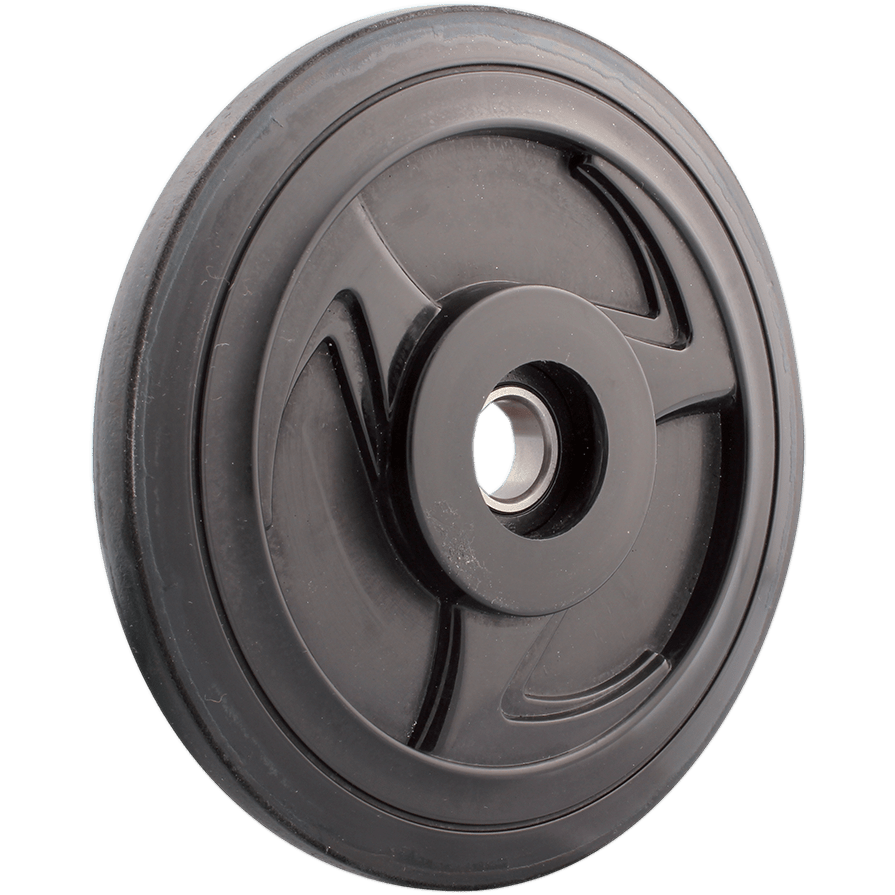 KIMPEX Idler Wheel with Bearing 6004-2RS Black Group 13 178 mm OD x 20 mm ID