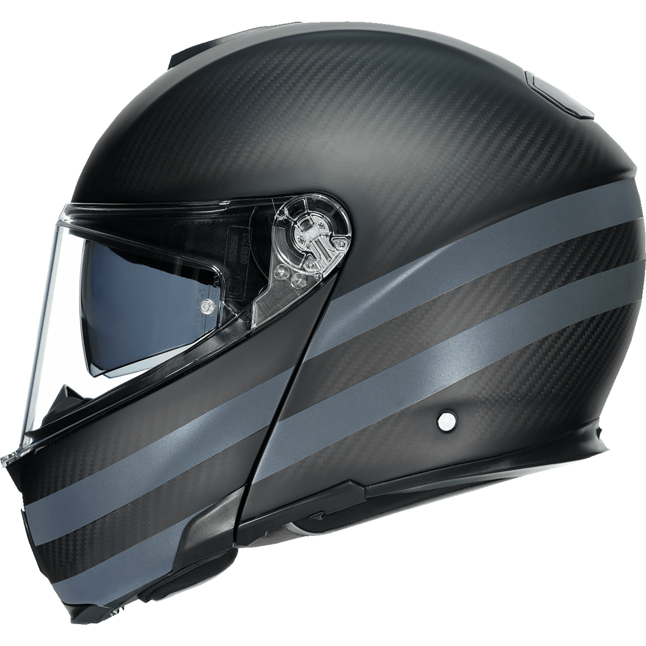 AGV SportModular Helmet Dark Refractive Carbon/Black Medium 211201O2IY01412