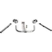 KLOCK WERKS Handlebar Klip Hanger 5" Chrome/Chrome KWH040347