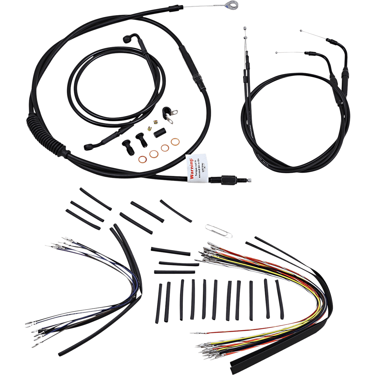 BURLY BRAND Control Kit 14" Ape Hanger Handlebars B301010