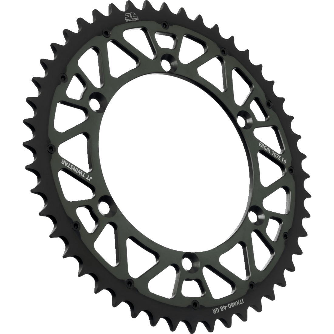 JT SPROCKETS Steel Rear Sprocket Graphite 48 Tooth