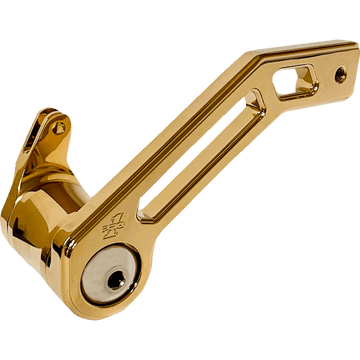 PRO-ONE PERF.MFG. Touring T-Rex Shorty Brake Arm Gold '08 -'13 FL 500772TIN