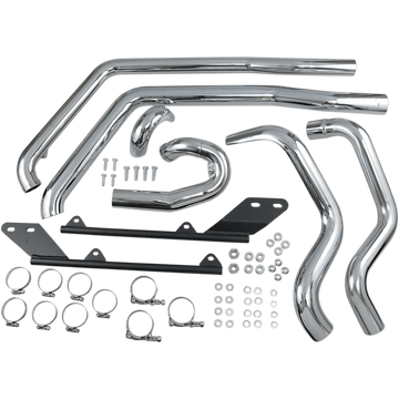 BASSANI XHAUST Tru Dual Exhaust '07-'17 Softail SFT212