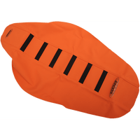 SDG 6-Ribbed Seat Cover Orange/Black SX/EX/XC