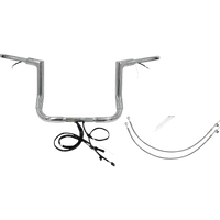 FAT BAGGERS INC. Handlebar Kit Flat Top 12" Chrome 602212