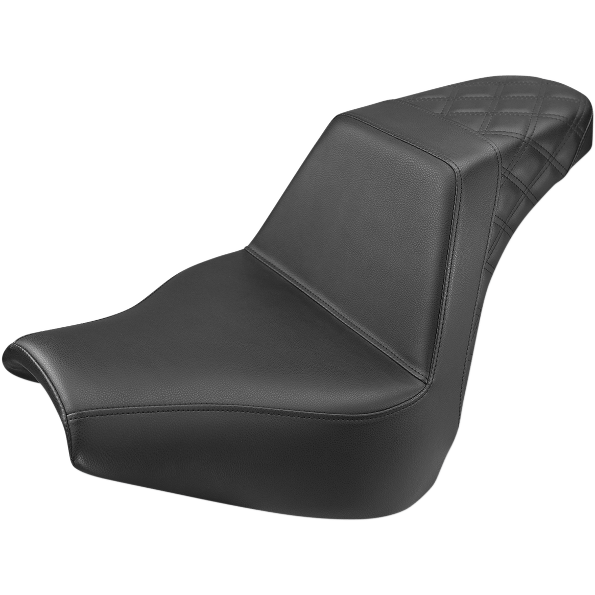 SADDLEMEN Step-Up Seat Rear Lattice Stitch Black FXBR/S '18-'20 81831173