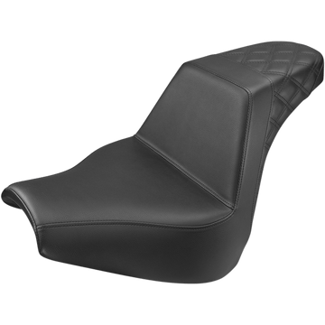 SADDLEMEN Step-Up Seat Rear Lattice Stitch Black FXBR/S '18-'20 81831173