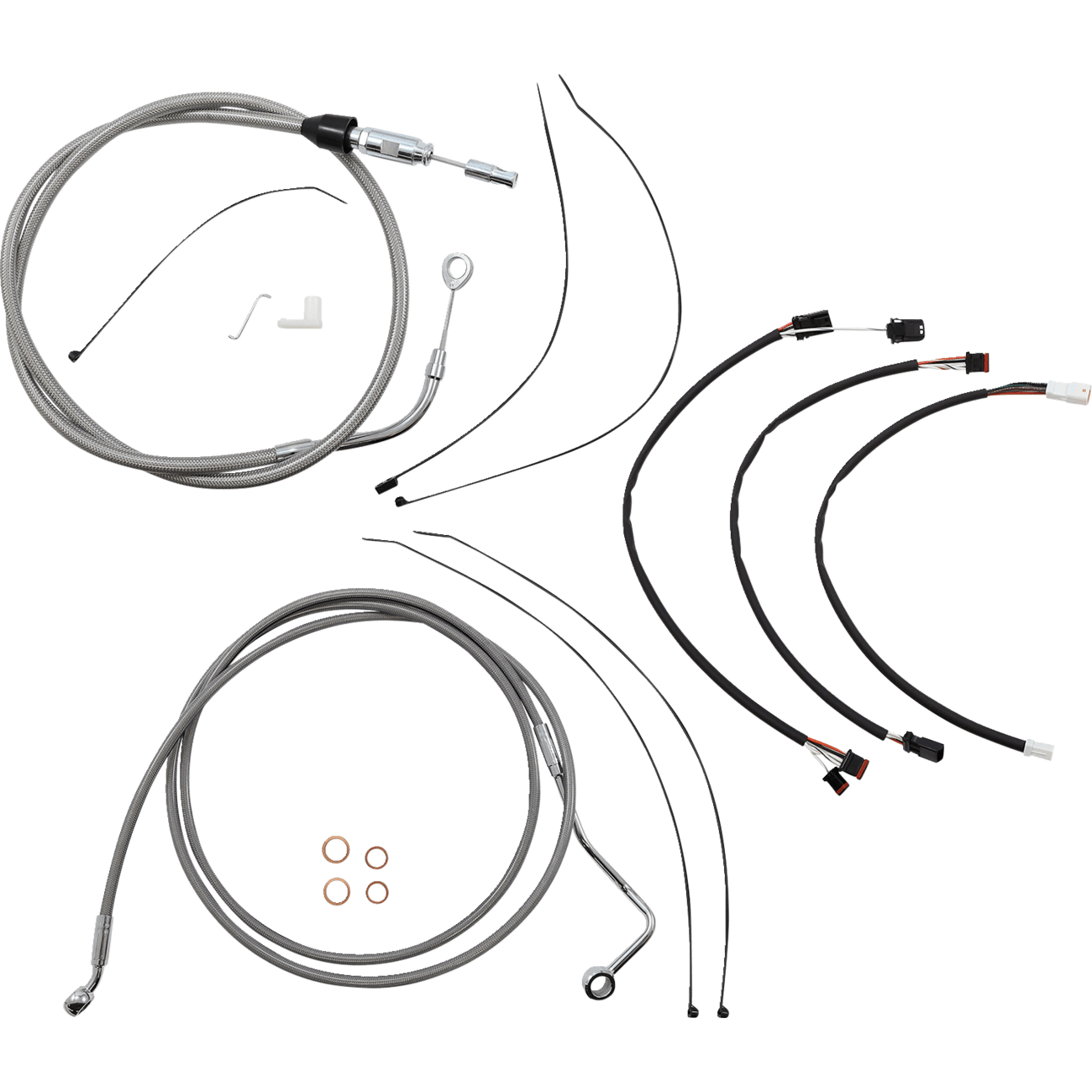 MAGNUM SHIELDING Control Cable Kit XR Stainless Steel/Chrome 5891172