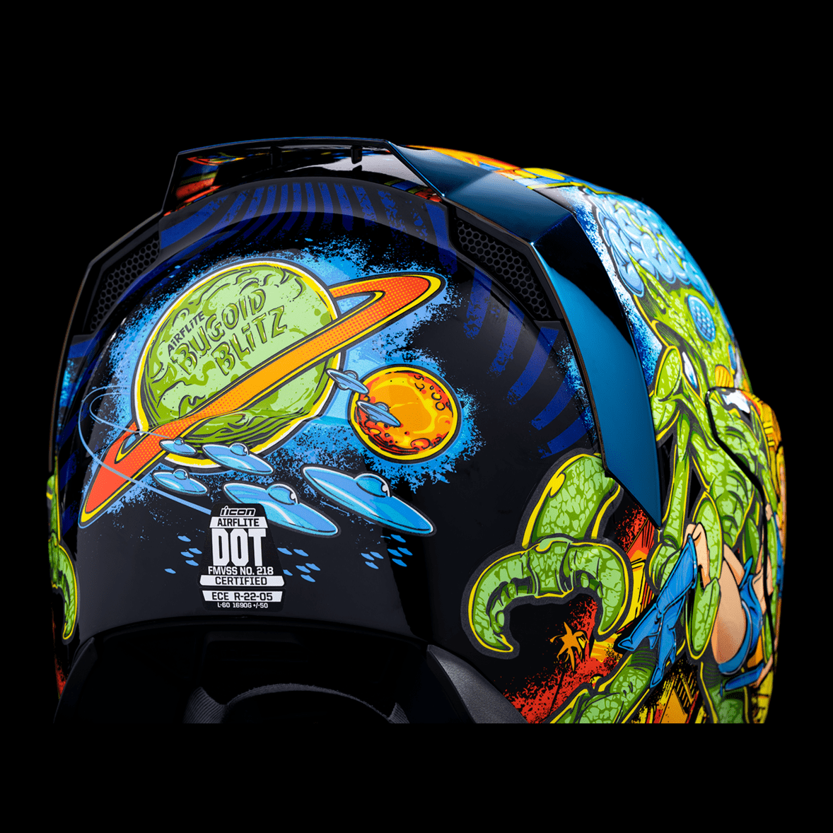 ICON Airflite™ Helmet Bugoid Blitz Blue 2XL