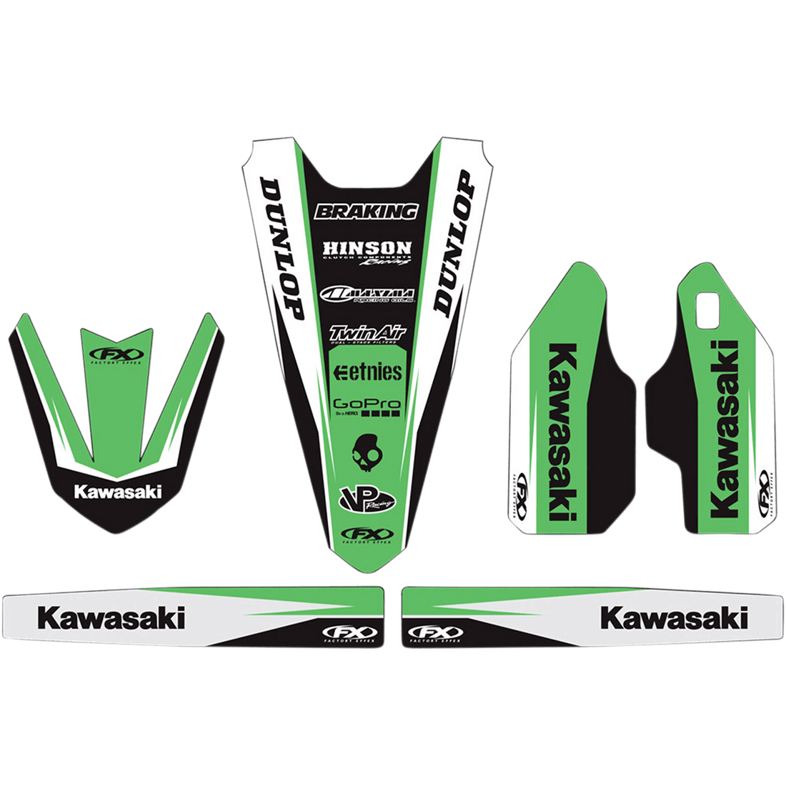 FACTORY EFFEX Trim Kit Graphic Kawasaki