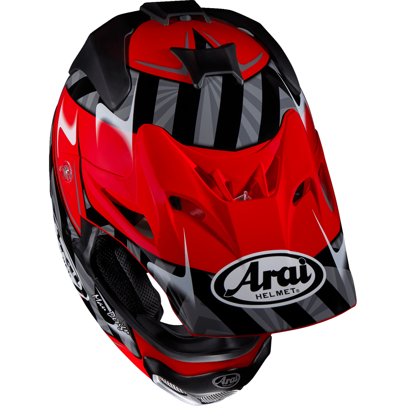 ARAI HELMETS VX-Pro4 Helmet Scoop Red Large 01108194