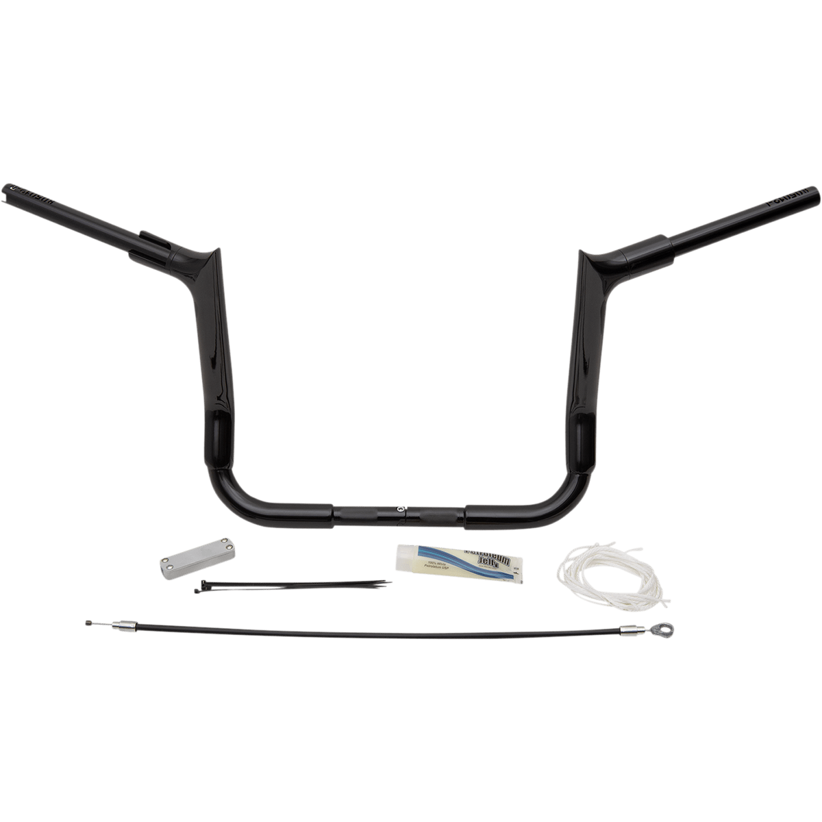 FAT BAGGERS INC. Handlebar Kit Pointed Top 12" Black 809112B