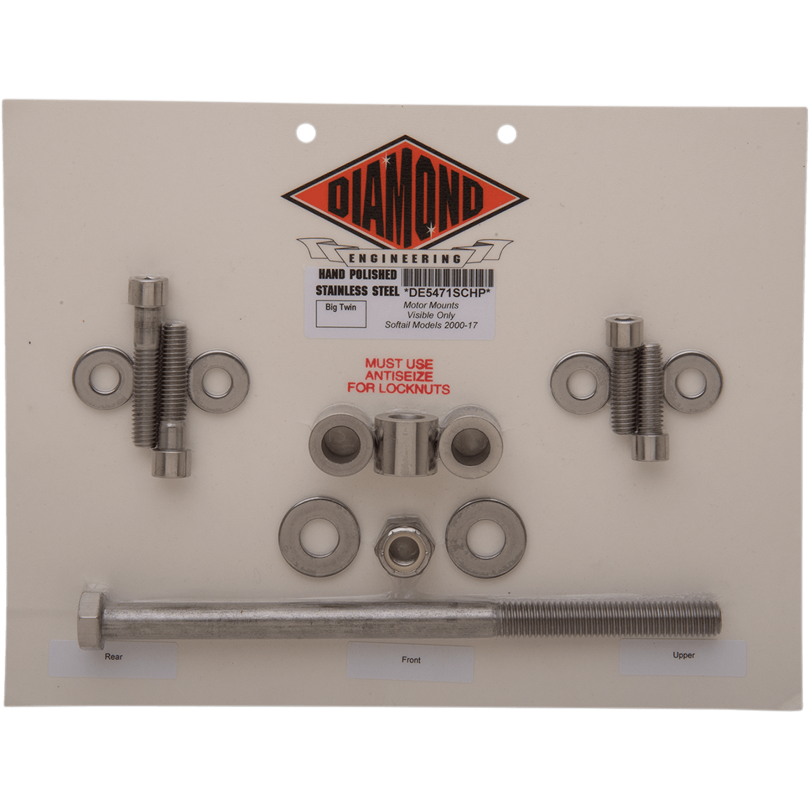 DIAMOND ENGINEERING Bolt Kit Motor Mount Softail