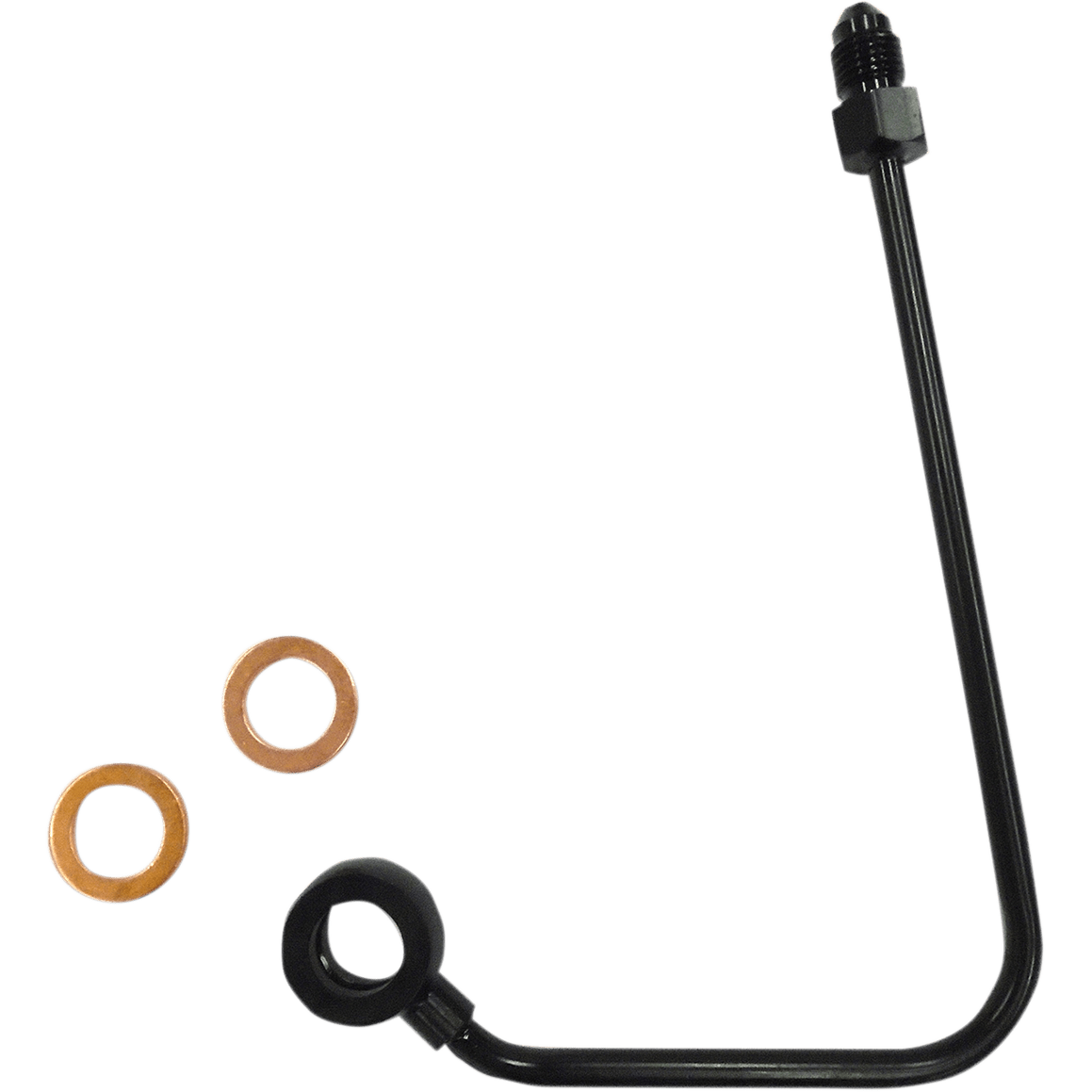 MAGNUM SHIELDING ABS Upper Brake Line Adapter 4-3/4" Length Black