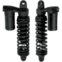 PROGRESSIVE SUSPENSION 970 Series Piggyback Shocks Gloss Black/Matte Black 13.50" 9701010B