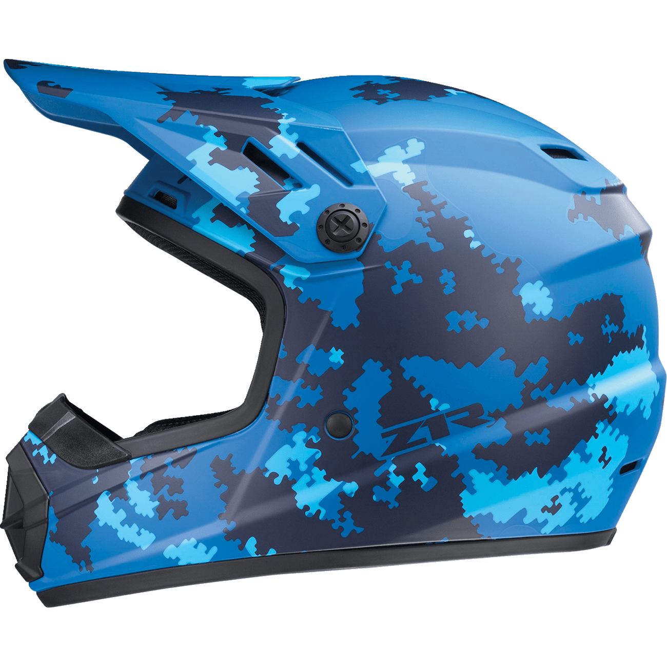 Z1R Youth Rise Helmet Digi Camo Blue Small