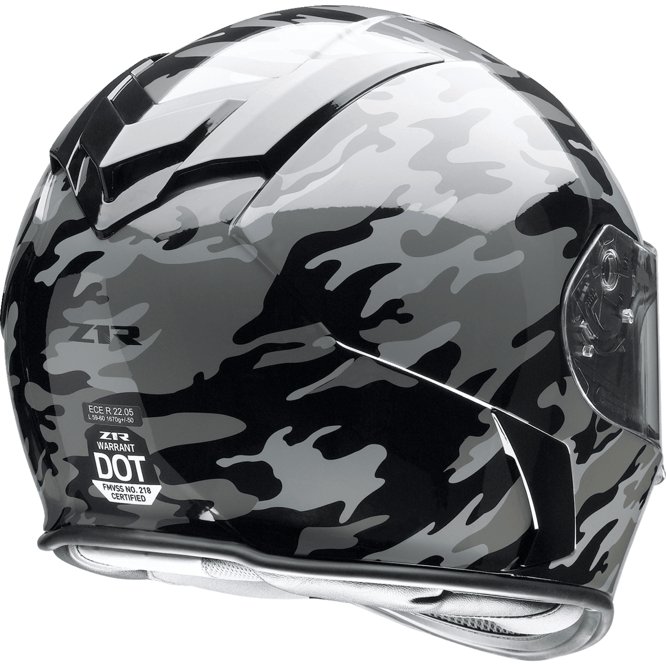 Z1R Warrant Helmet Camo Black/Gray Medium