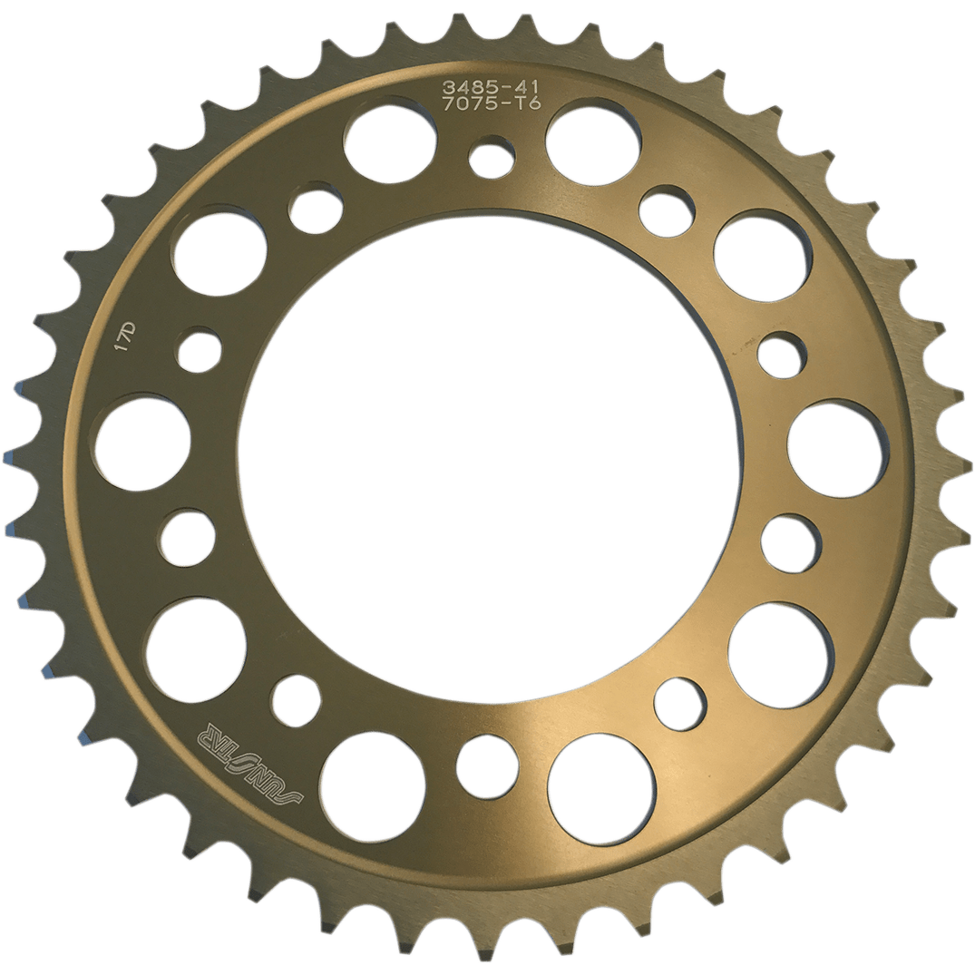 SUNSTAR SPROCKETS Rear Sprocket 41 Tooth Yamaha Works/Gold 5348541