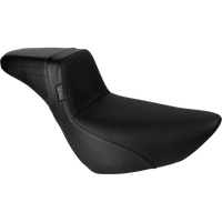 LE PERA Kickflip Daddy Long Legs Low Rider Seat Basket Weave Black FL/FX '18-'24 LYR590DLBW