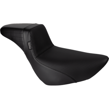 LE PERA Kickflip Daddy Long Legs Low Rider Seat Basket Weave Black FL/FX '18-'24 LYR590DLBW