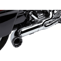 COBRA Turn Out 2-into-1 Exhaust System Chrome 62701