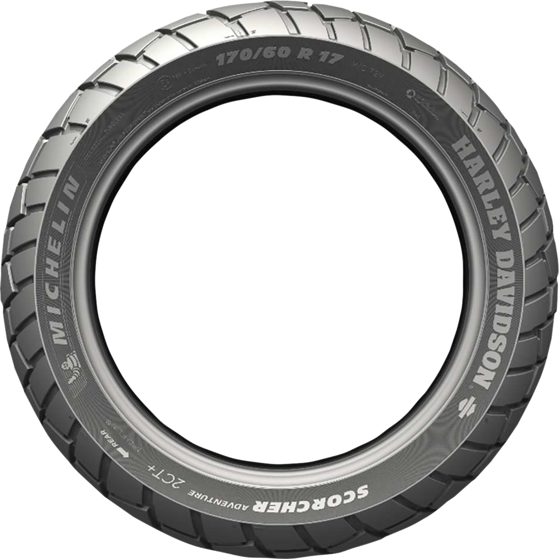 MICHELIN Tire Scorcher Adventure Rear 170/60R17 72V 06587