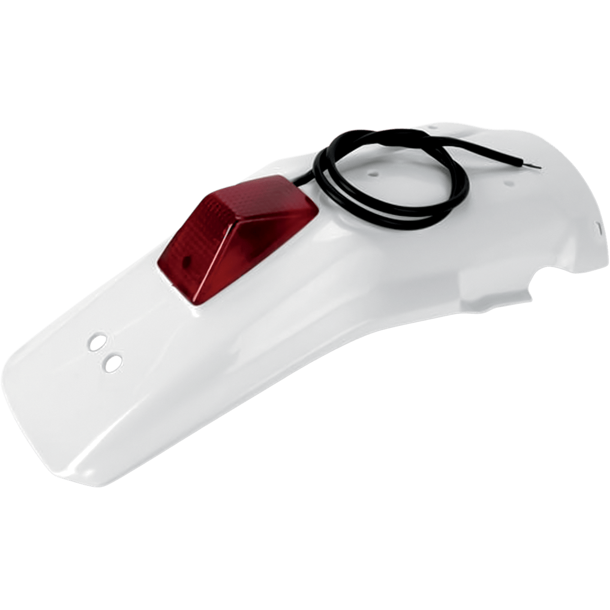 UFO Enduro Rear Fender with 21/5W Light White