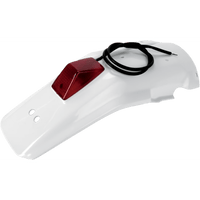 UFO Enduro Rear Fender with 21/5W Light White