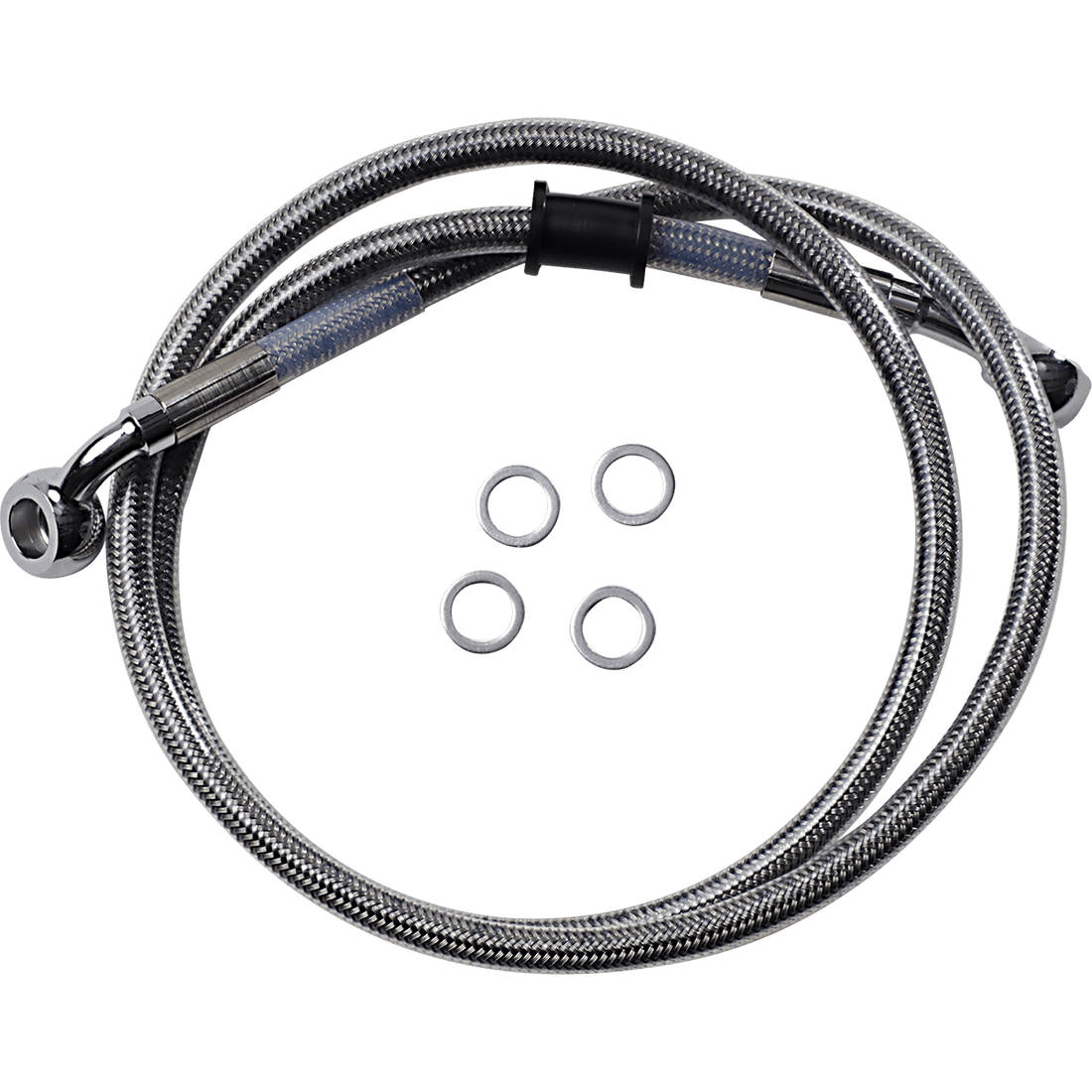 DRAG SPECIALTIES Brake Line Front (Upper) Stainless Steel