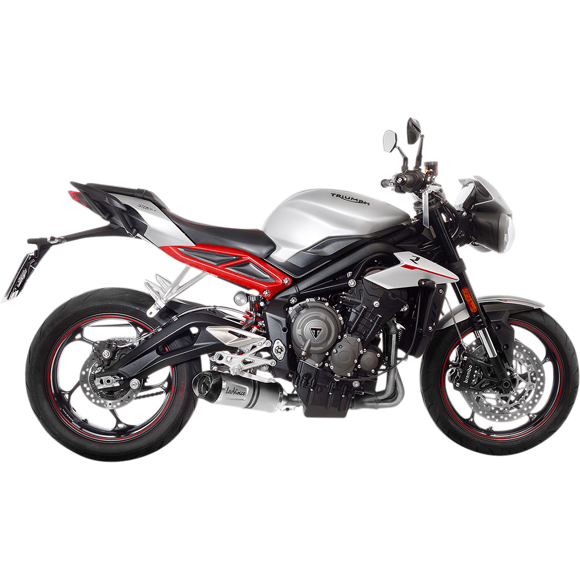 LEOVINCE LV One Evo Muffler Stainless Steel Street Triple 765 14288EU