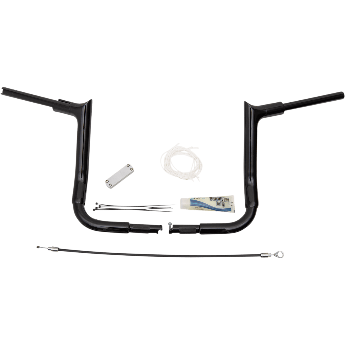 FAT BAGGERS INC. Handlebar Kit Pointed Top 12" Black 809112B