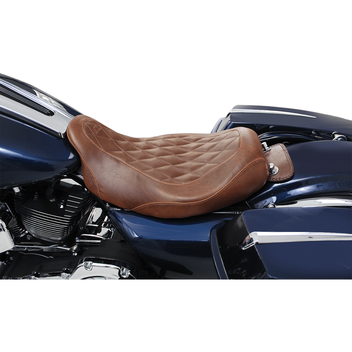 MUSTANG Seat Wide Tripper™ Solo without Backrest Diamond Brown 76722