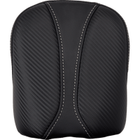 SADDLEMEN Dominator Pillion Pad Standard Reach Black w/ Gray Stitching 807030162