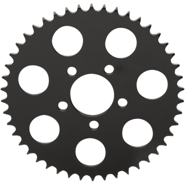 DRAG SPECIALTIES Rear Sprocket Gloss Black Flat 46 Tooth