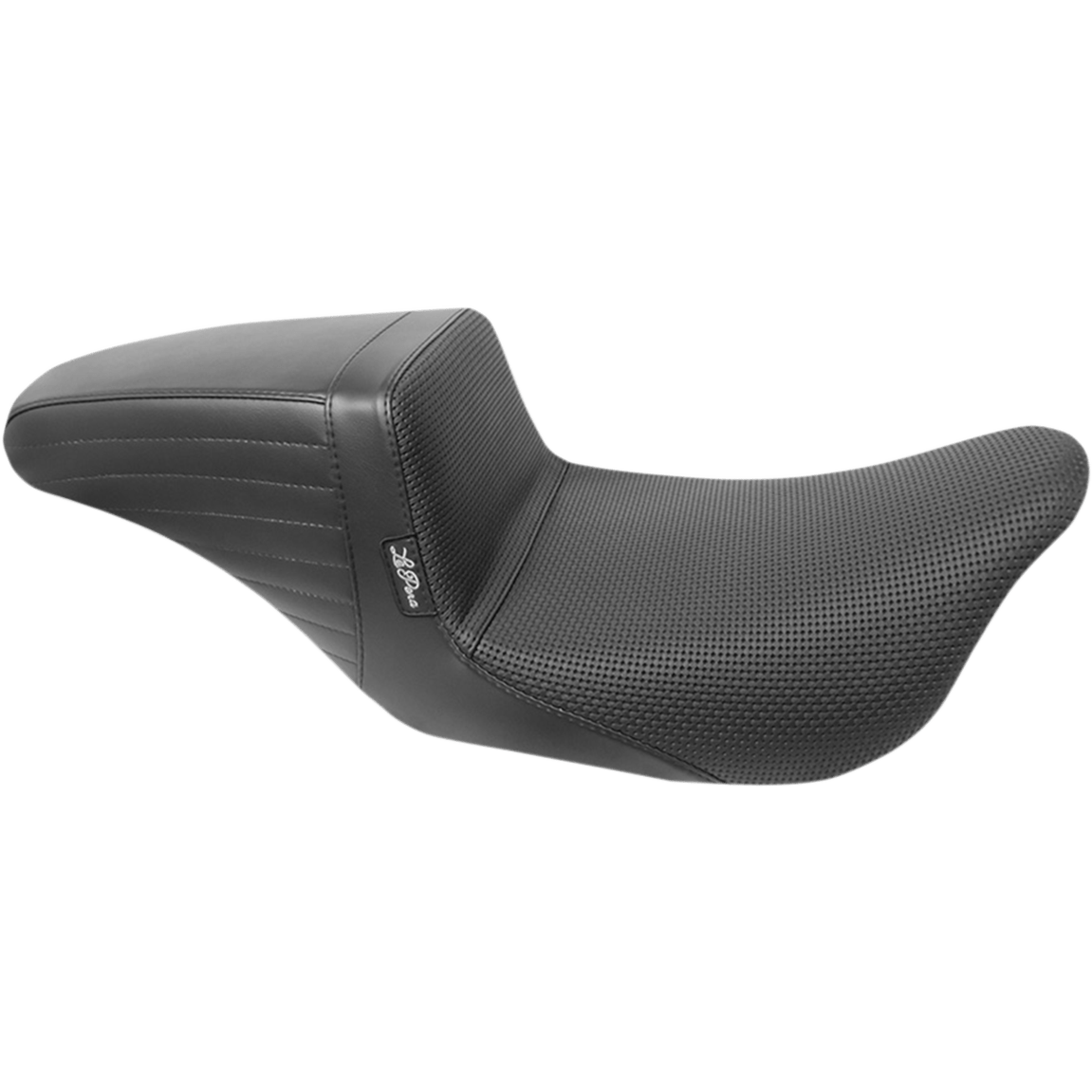 LE PERA Kickflip Daddy Long Legs Seat Basketweave Black FL '08-'23 LK597DLBW