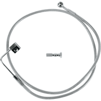 DRAG SPECIALTIES Brake Line Rear Stainless Steel