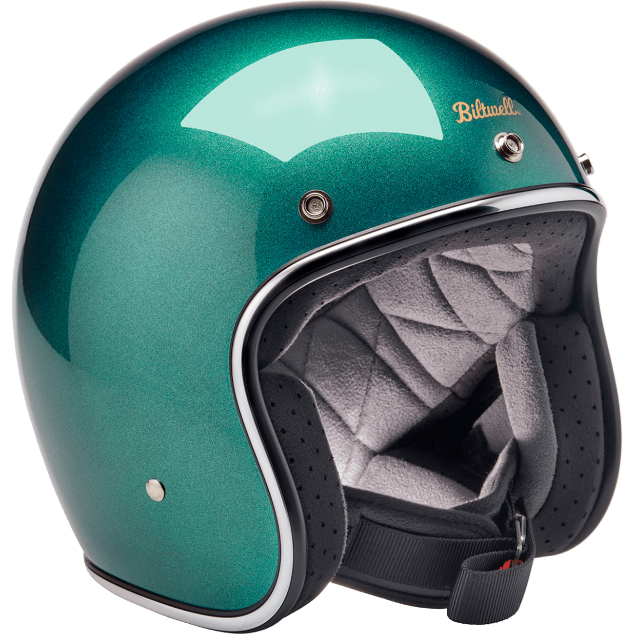 BILTWELL Bonanza Helmet Metallic Catalina Green XS 1001358201