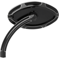 ARLEN NESS Cats Eye Forged Billet Mirror Black Left 13130