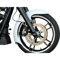 PAUL YAFFE BAGGER NATION Talon Front Fender OEM 16"-19" Wheel With Satin Adapters Touring Models TALONOEM14LS