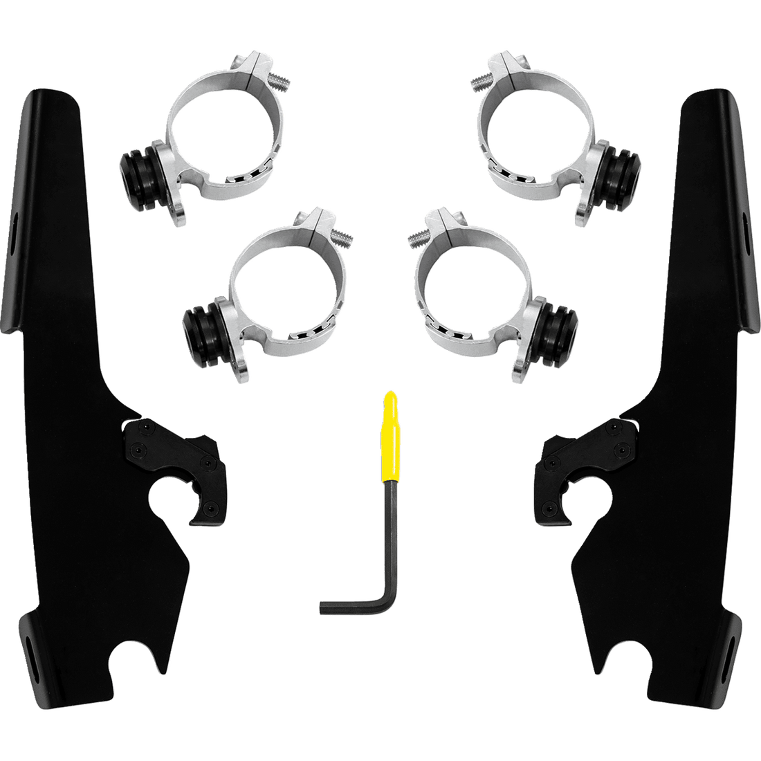 MEMPHIS SHADES Fats/Slim/Sportshield Mounting Kit Black Chief MEB2074