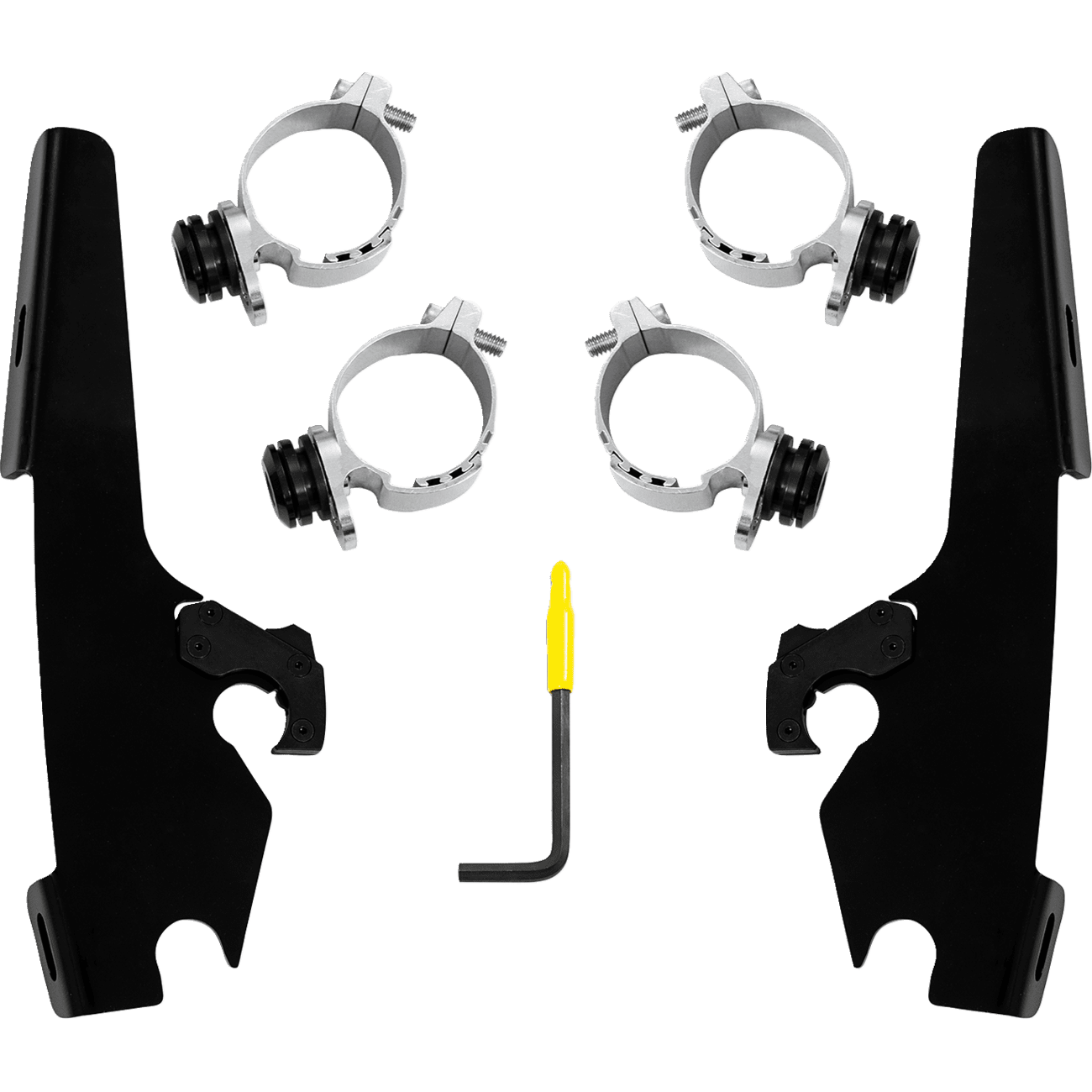 MEMPHIS SHADES Fats/Slim/Sportshield Mounting Kit Black Chief MEB2074