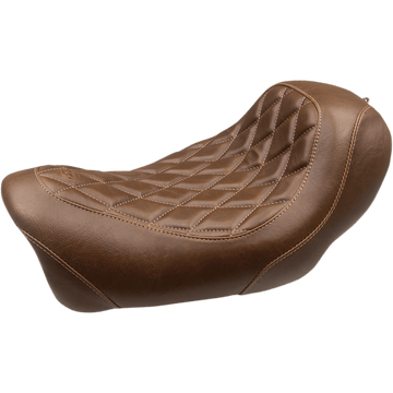 MUSTANG Wide Tripper Seat Diamond Brown 75043